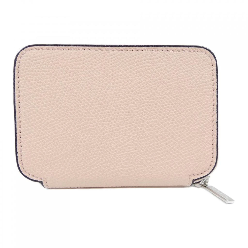 VALEXTRA Zip Around Card Folder Soft Calfskin Card Case 2