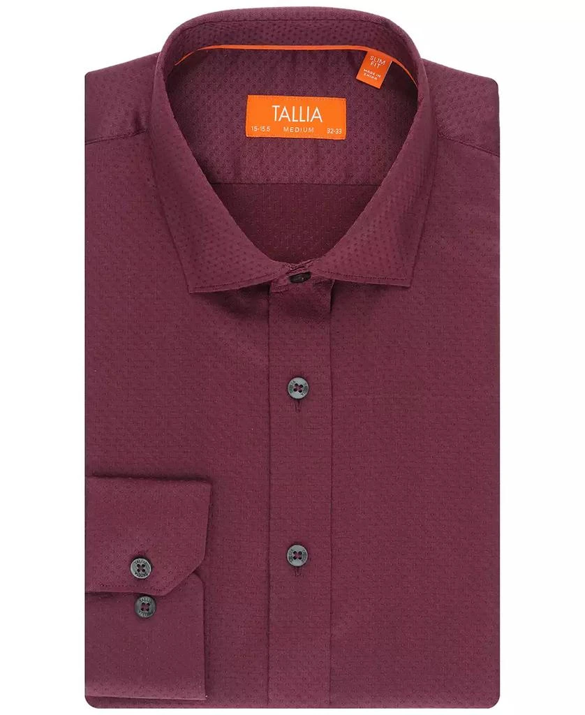Tallia Men's Slim-Fit Dobby Dress Shirt 7