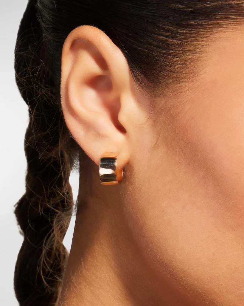 LANA 13mm 14K Gold Vanity Hoops 2