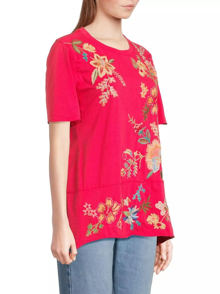 Johnny Was Ishani Embroidered T-Shirt 4