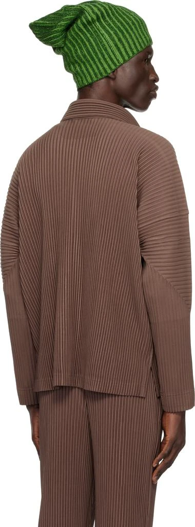 Homme Plissé Issey Miyake Brown Monthly Color November Shirt 3