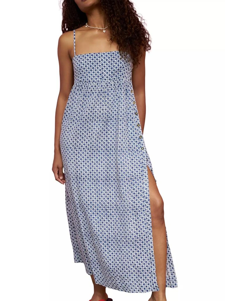 Shop Rafael Cotton-Linen Midi-Dress on Sale at BeyondStyle – Get