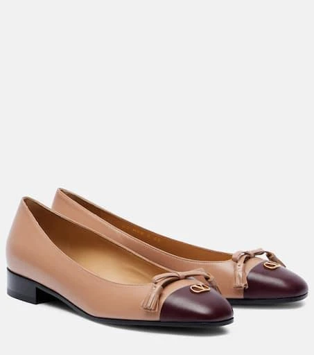 Valentino Valet Du Roi leather ballet flats 1