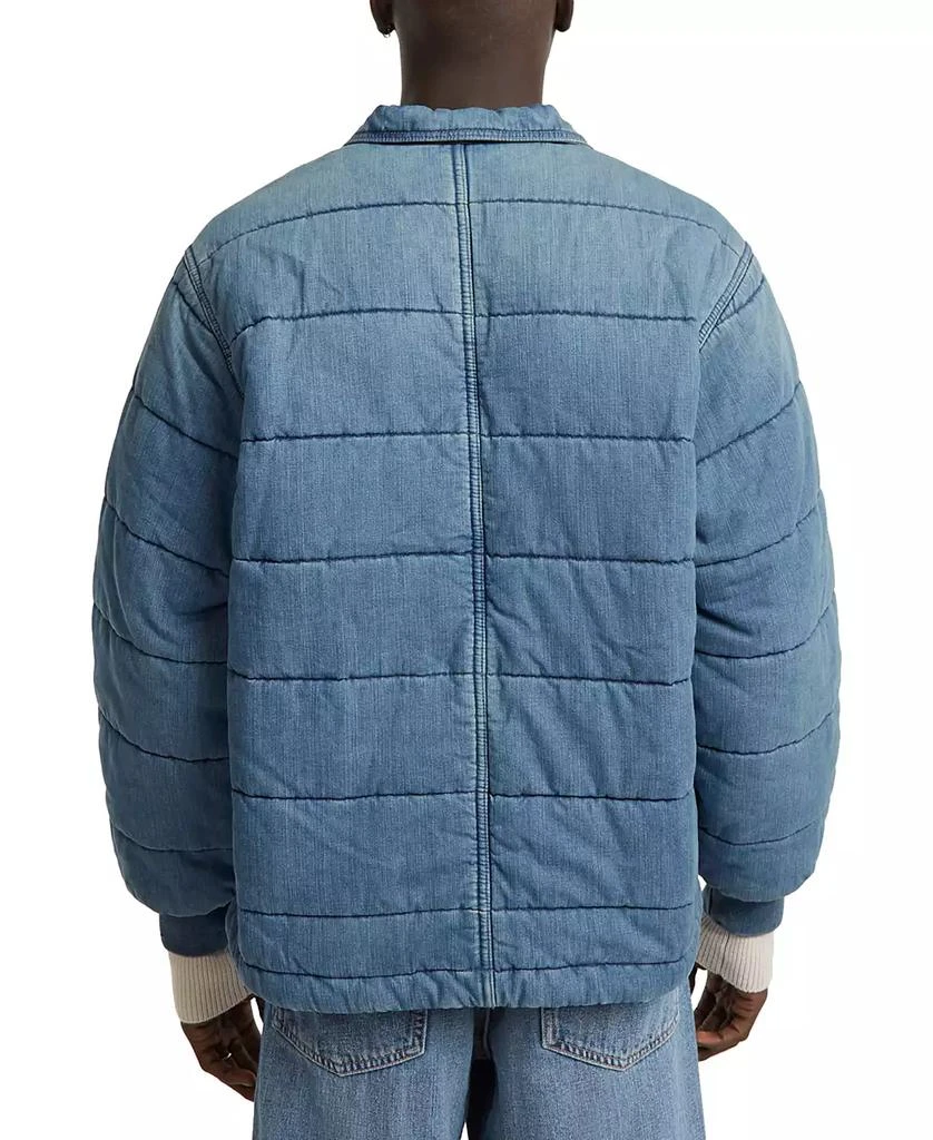 G-Star Men's Padded Zip-Front Denim Bomber Jacket 2