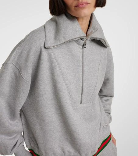 Gucci Web cotton jersey sweatshirt 4