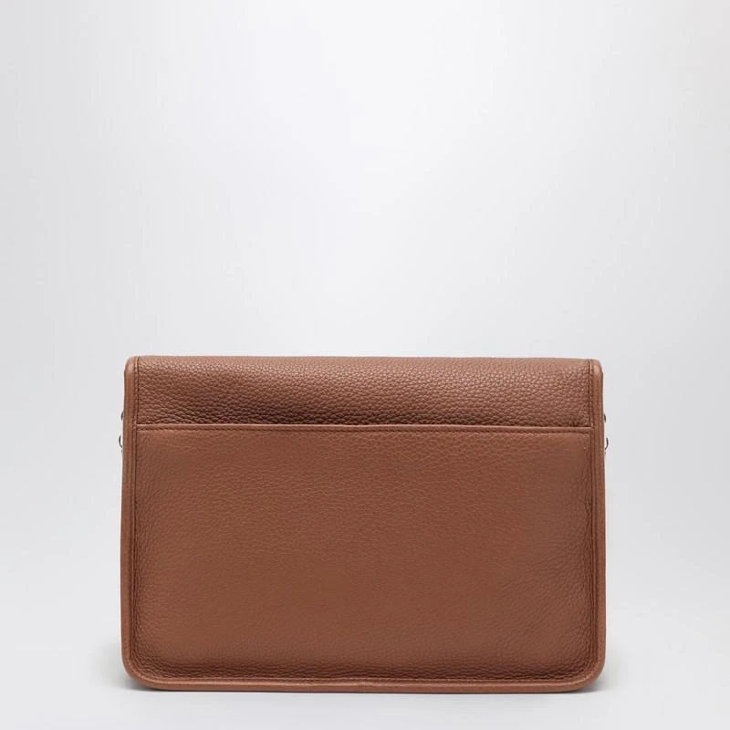 Prada Cognac-coloured leather shoulder bag 4