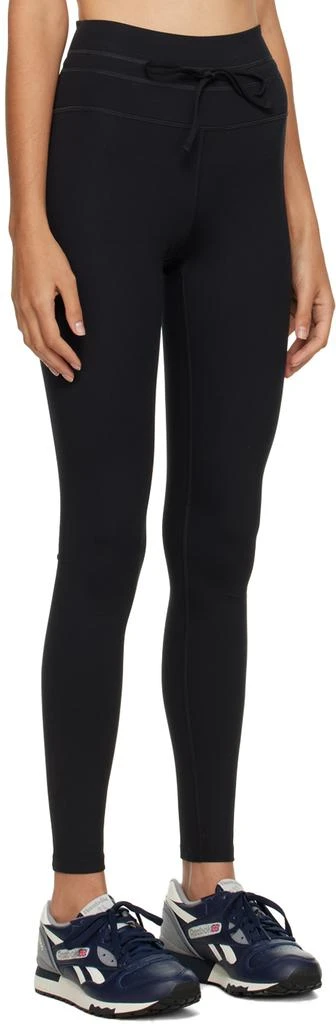 Girlfriend Collective Black Compression Drawstring Leggings 2