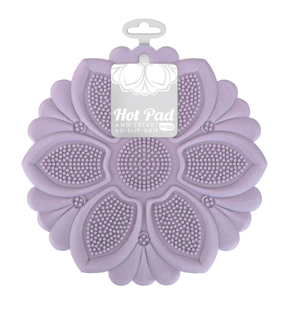 Talisman Designs Silicone Nonslip Grip Silicone Hot Pad & Trivet, Set of 1 2