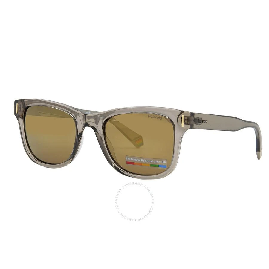 Polaroid Polaroid Grey Gold Multilayer Square Unisex Sunglasses PLD 6206/S 010A/LM 51 2
