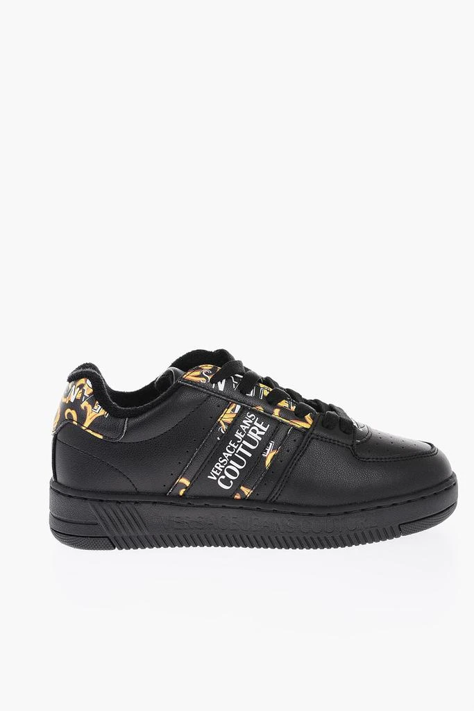Versace Versace JEANS COUTURE Leather MEYSSA Low-Top Sneakers with Baroque M 3