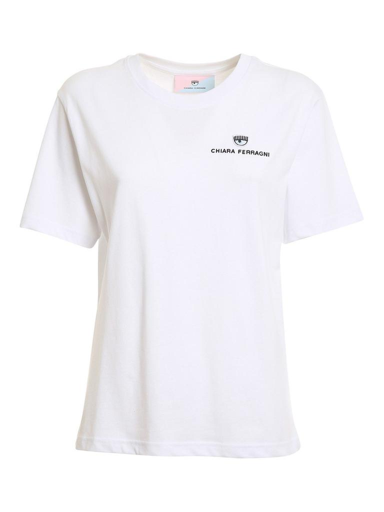 Chiara Ferragni Chiara Ferragni Logo Printed Crewneck T-Shirt