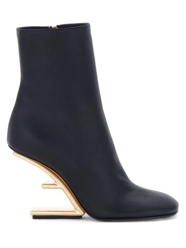 Fendi Fendi First Leather Wedge Booties 1