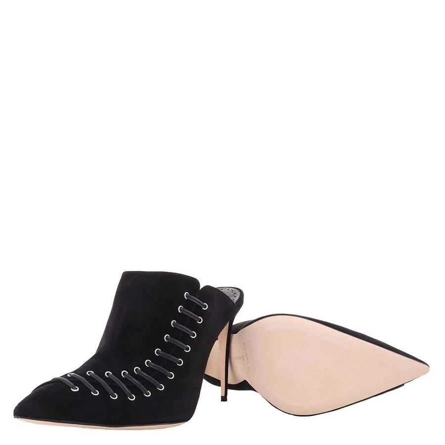 Manolo Blahnik Manolo Blahnik Black Suede Dobre 105 Heeled Mules, Brand Size 41 ( US Size 11 ) 2