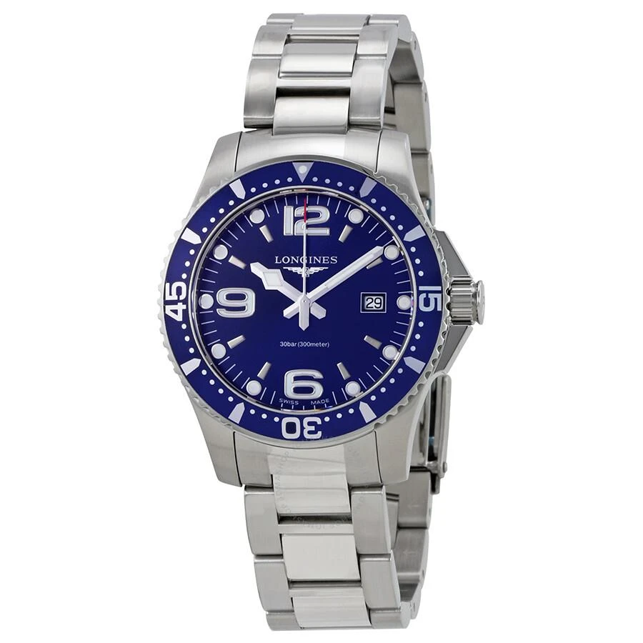 Longines HydroConquest Blue Dial Men's 39mm Watch L3.730.4.96.6 1