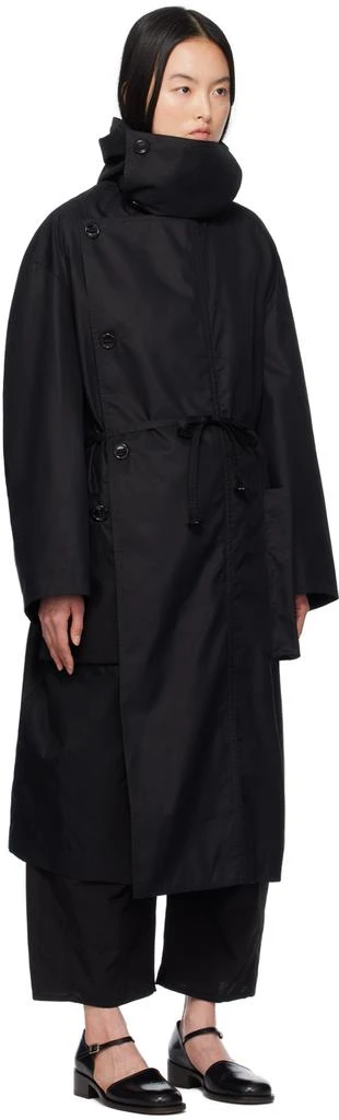 LEMAIRE Black Asymmetrical Coat 2