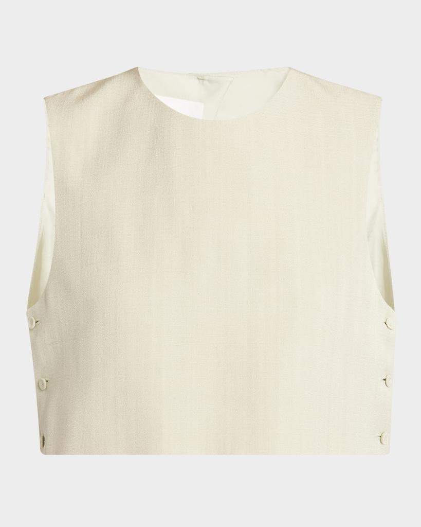 Jil Sander Crop Waistcoat