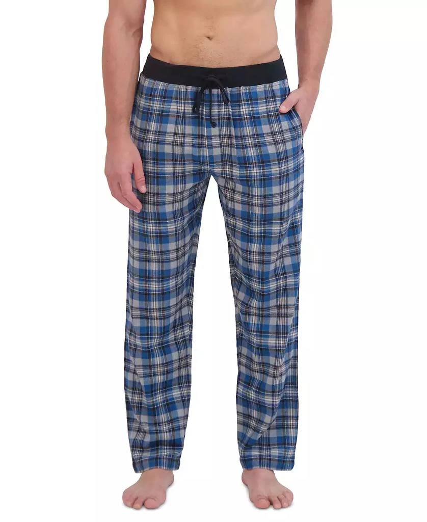 Hanes Men's Ultra Soft Plaid Flannel Pajama Pants 1