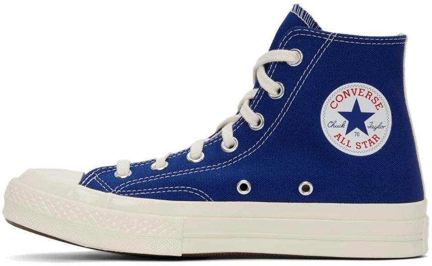 Comme des Garcons Blue Converse Edition Half Heart Chuck 70 Sneakers 3