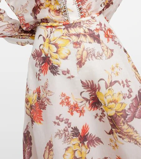 Zimmermann Matchmaker linen and silk maxi skirt 4