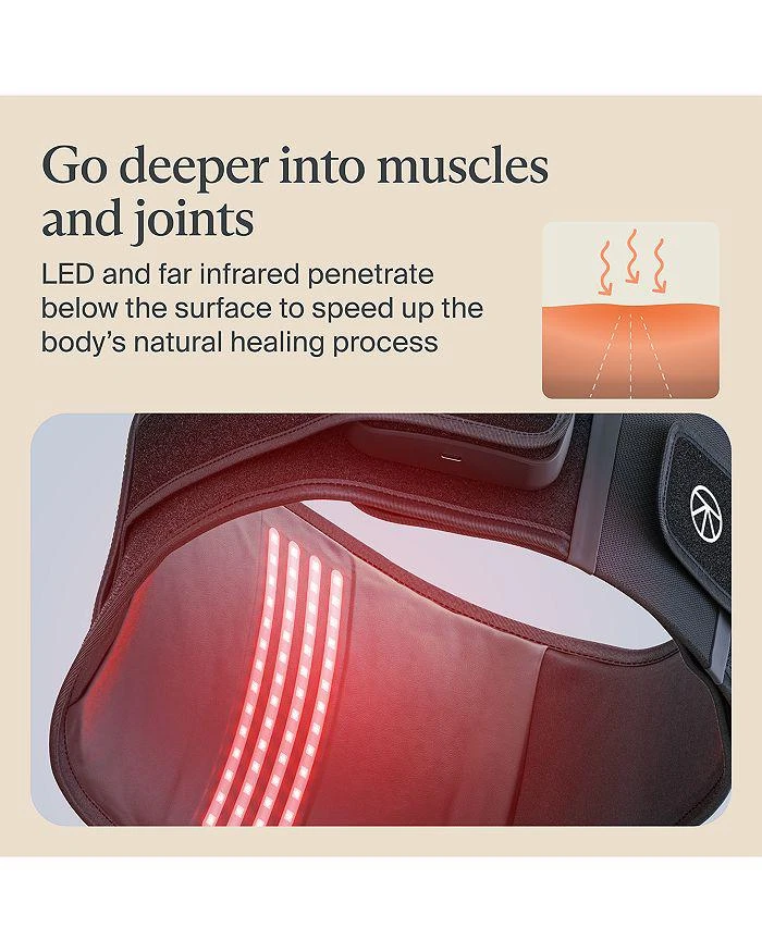 Therabody ThermBack Heat, Vibration & LED Wrap for Back Pain 4