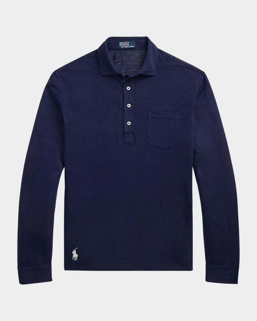 Ralph Lauren Men's Linen Mesh Polo Shirt 1