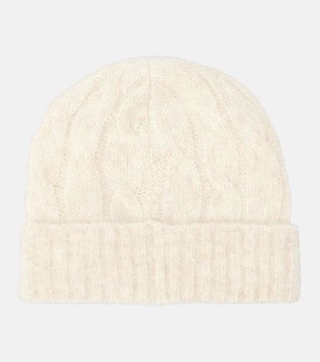 Brunello Cucinelli Cable-knit mohair beanie 4