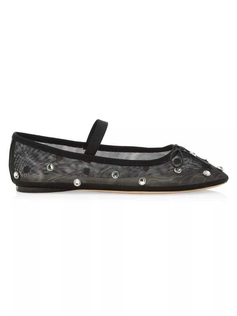 Loeffler Randall Leonie Crystal Mesh Ballet Flats 1