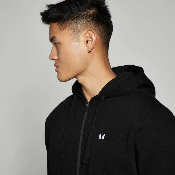 MP MP Men's Rest Day Zip Through Hoodie - Black 4