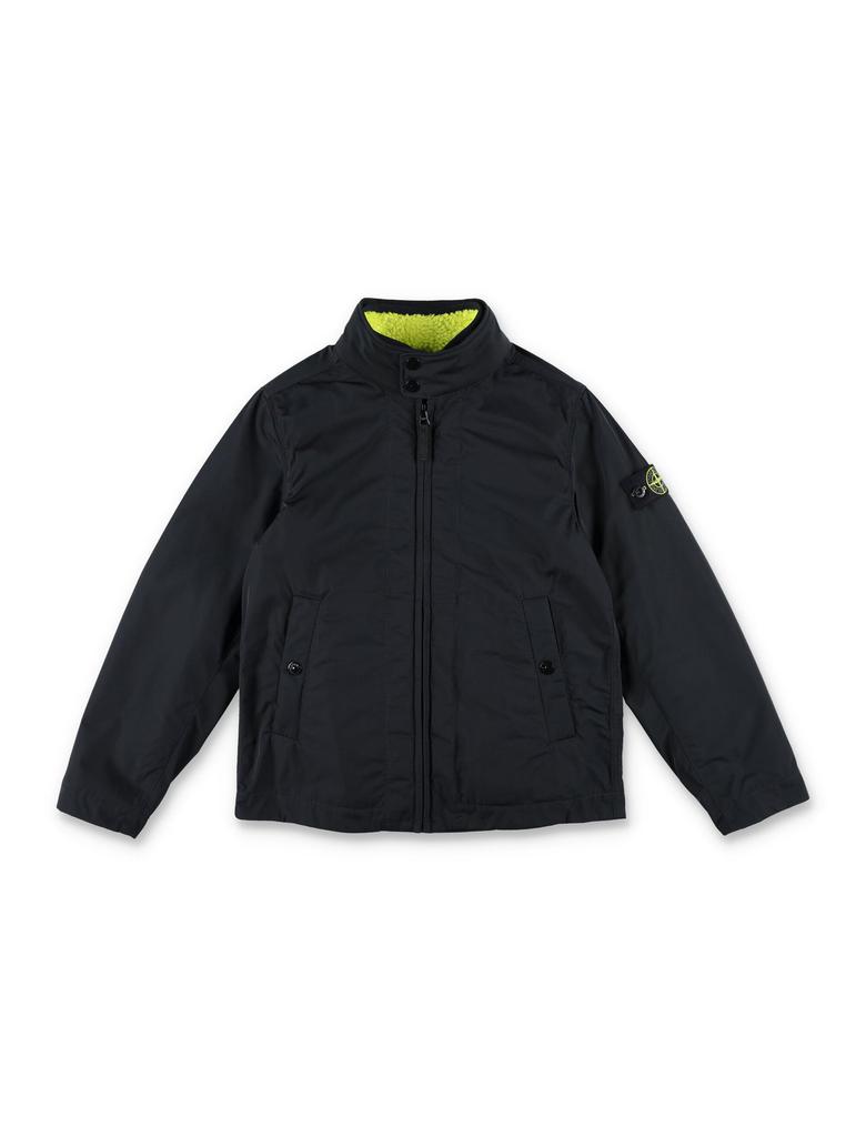 ストーンアイランドジュニア　コンパスパッチ　パデッドジャケット　12Y Stone Island コンパスモチーフ パデッドジャケット | ブルー