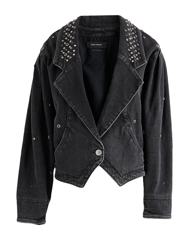 【送料&関税込】Isabel Marant Edina Denim Jacket Isabel Marant Edina Asymmetric-Zip Denim Jacket - Bergdorf