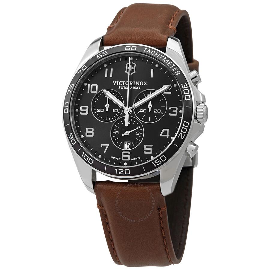 Victorinox Victorivox FieldForce Classic Chronograph Quartz Black Dial Men's Watch 241928