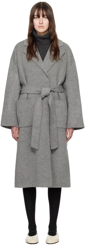 Dunst Gray Handmade Robe Coat 1