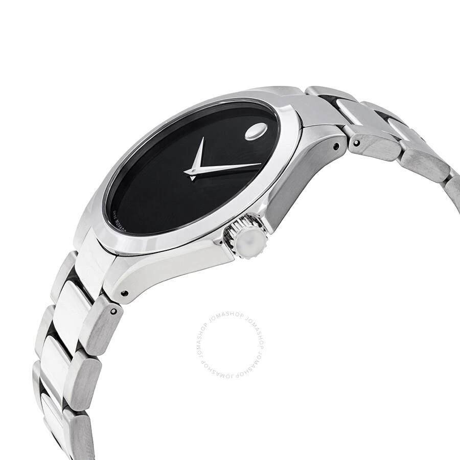 Movado Defio Black Dial Stainless Steel Men's Watch 0607310 2