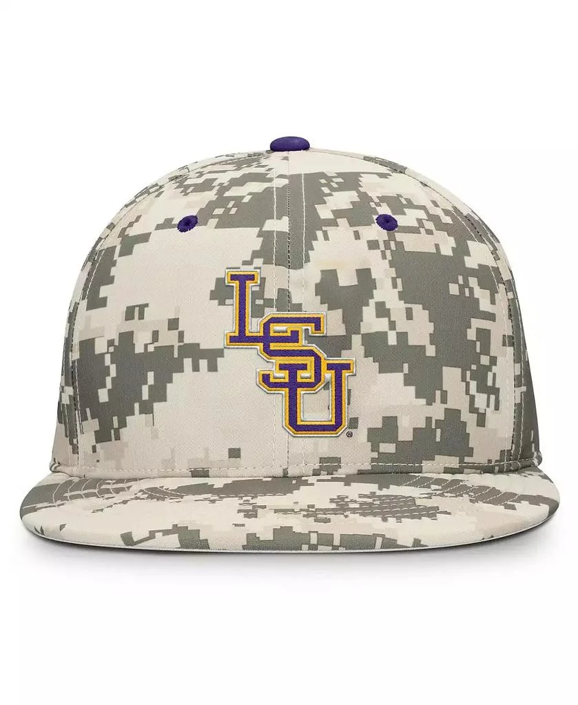 NIKE Men's Digital Camo LSU Tigers 2025 Dugout True Performance Fitted Hat 4