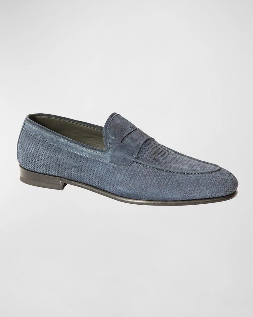 Jo Ghost Men's Suede Penny Loafers 2