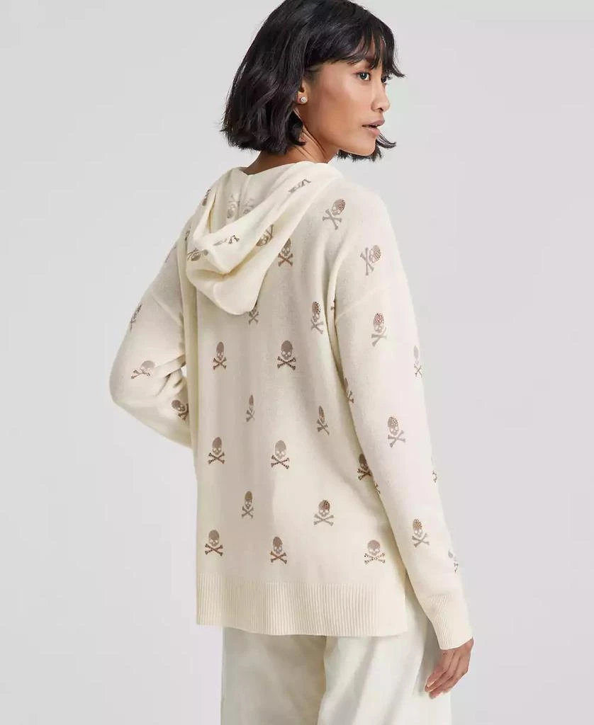 Charter Club Women's Embellished Long-Sleeve Hooded 100% Cashmere Sweater, Created for Macy's 2