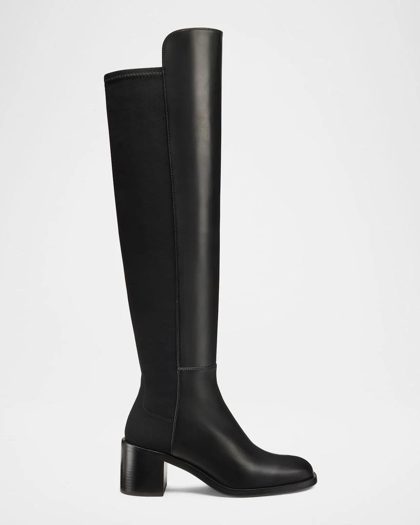 Stuart Weitzman 5050 Finn Leather Over-The-Knee Boots