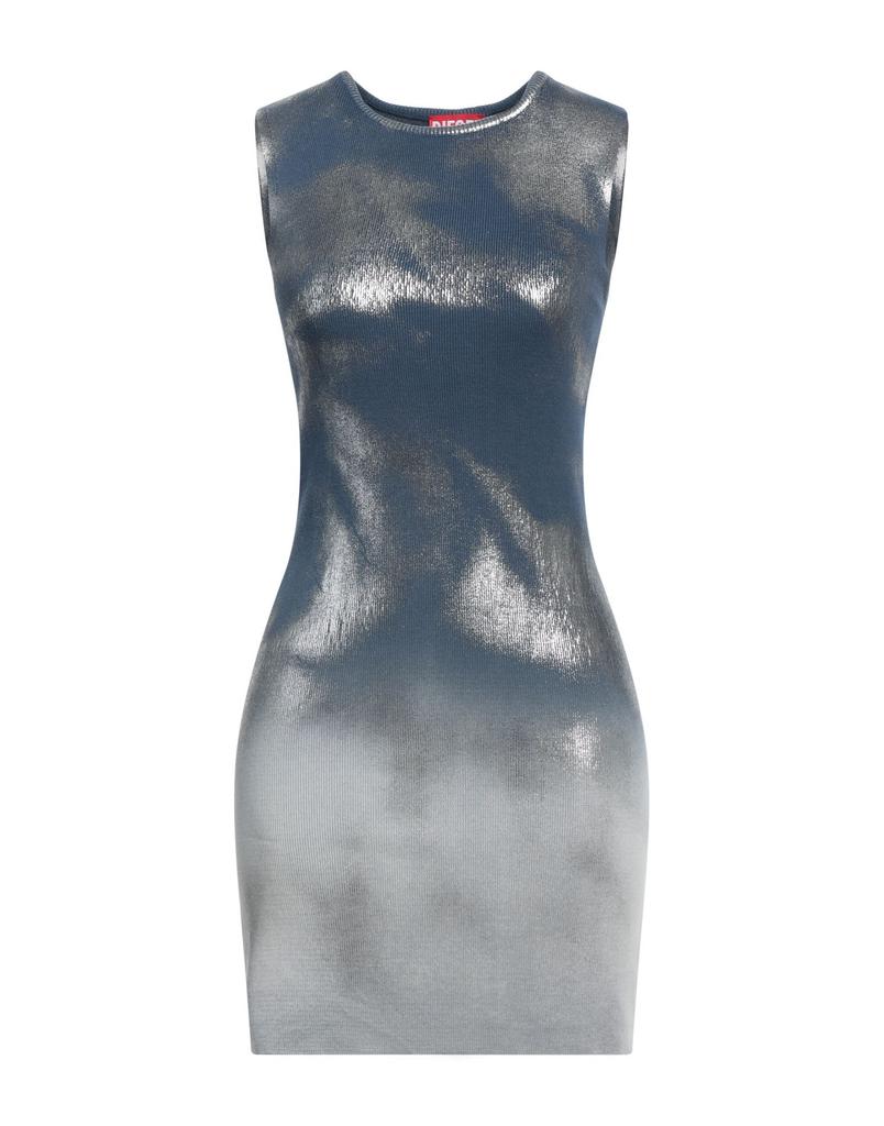 ディーゼル Diesel D-Minty Mini Dress Women's Short metallic dress with cowl neck | Black | Diesel