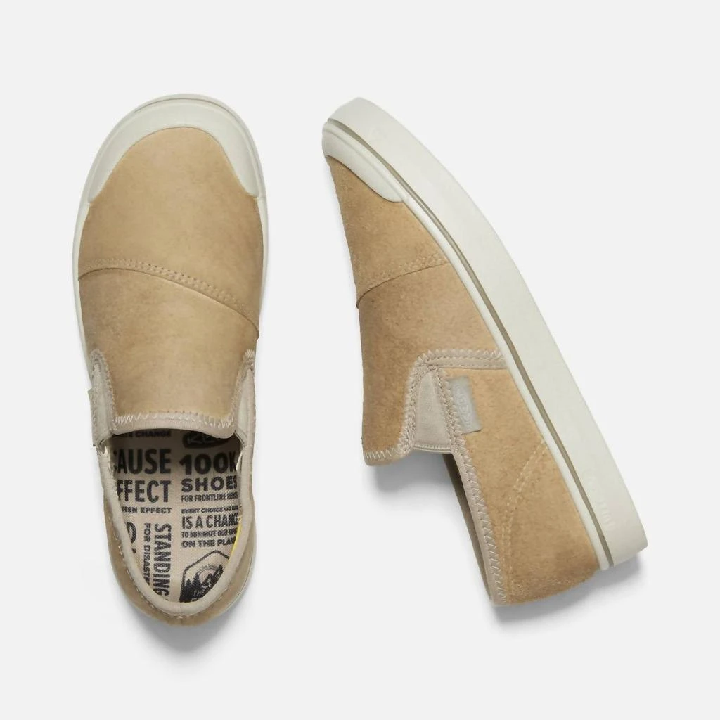 Keen Elsa Harvest Slip-On In Beige/silver Birch 5