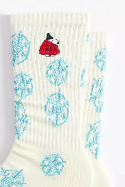 Peanuts Peanuts Snoopy Puffer Jacket Crew Sock 2