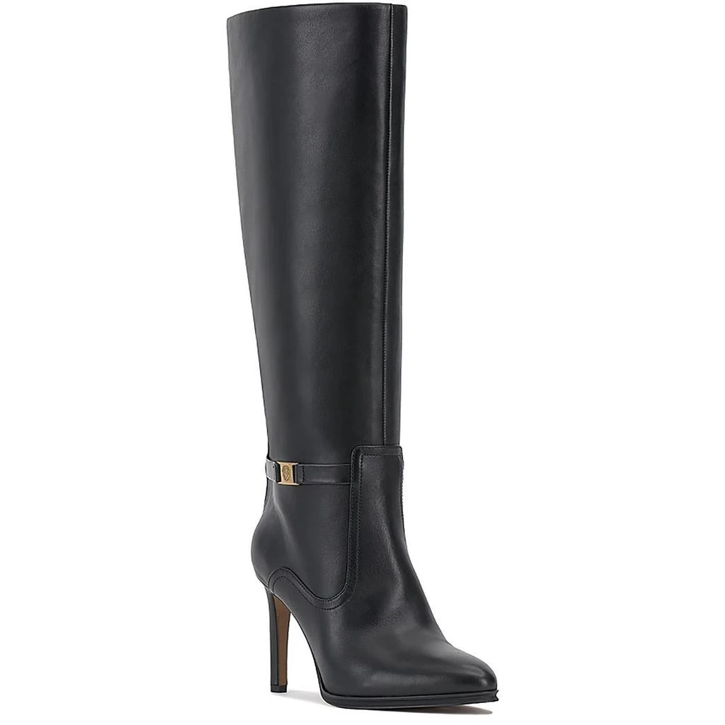 Vince Camuto Skylie 4 Womens Leather Extra Wide Calf Knee-High Boots 3