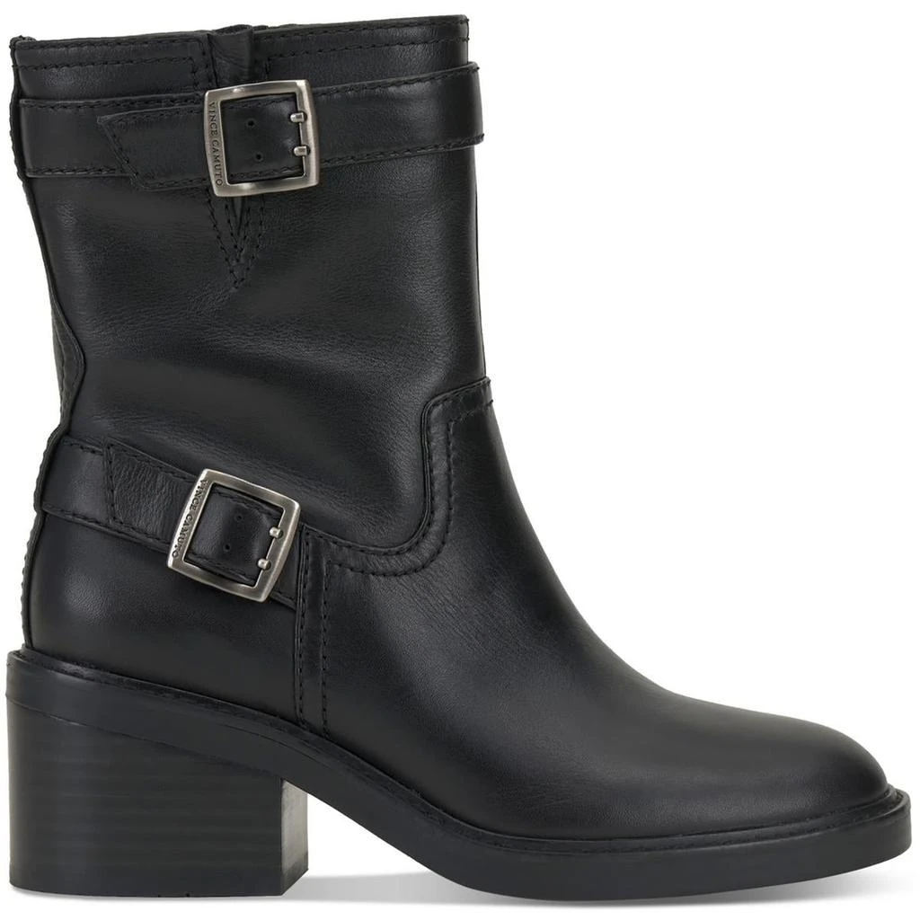 Vince Camuto Vergila Womens Leather Ankle Motorcycle Boots 2