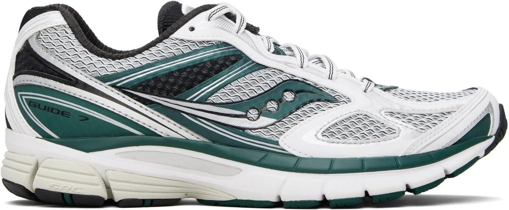 Saucony ProGrid Guide 7 White and Green Running Sneakers size 10 Saucony Progrid Guide 7  main image 2