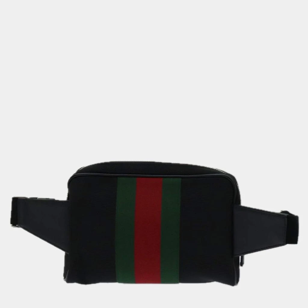 Gucci Gucci Black Canvas Web Belt bag 2