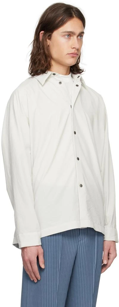 Homme Plissé Issey Miyake Off-White Verso Shirt 2