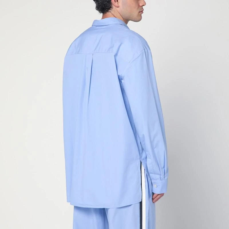 Tekla Cornflower blue pyjama shirt 3