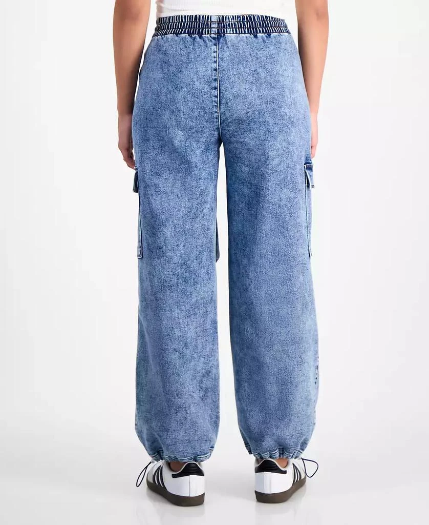 Vanilla Star Juniors' High-Rise Drawstring-Waist Cargo Pants 4