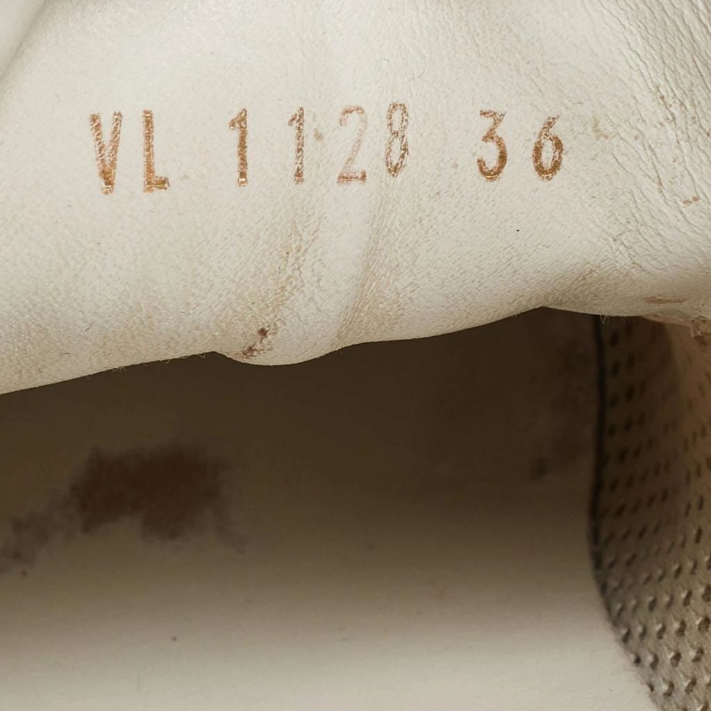 Louis Vuitton Louis Vuitton White/Monogram Canvas and Leather Run Away  Sneakers Size 36 8