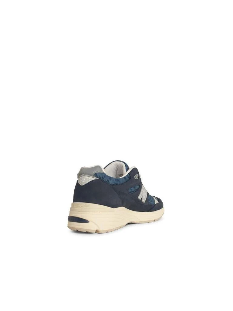 New Balance New Balance '991' Navy Suede Blend Sneakers 3