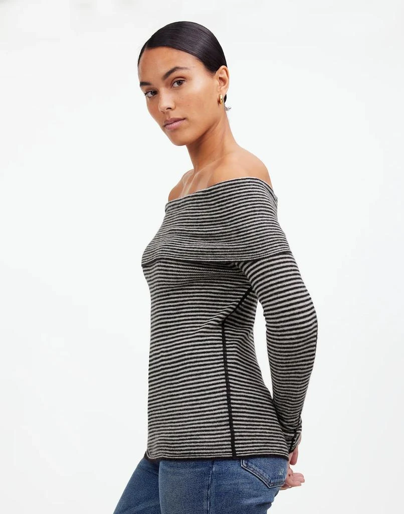 Madewell Alpaca-Blend Off-Shoulder Sweater 2